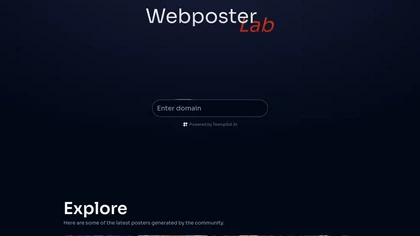 Webposter lab